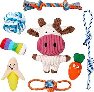 Toozey 8 Pack Dog Toys for Small Dogs